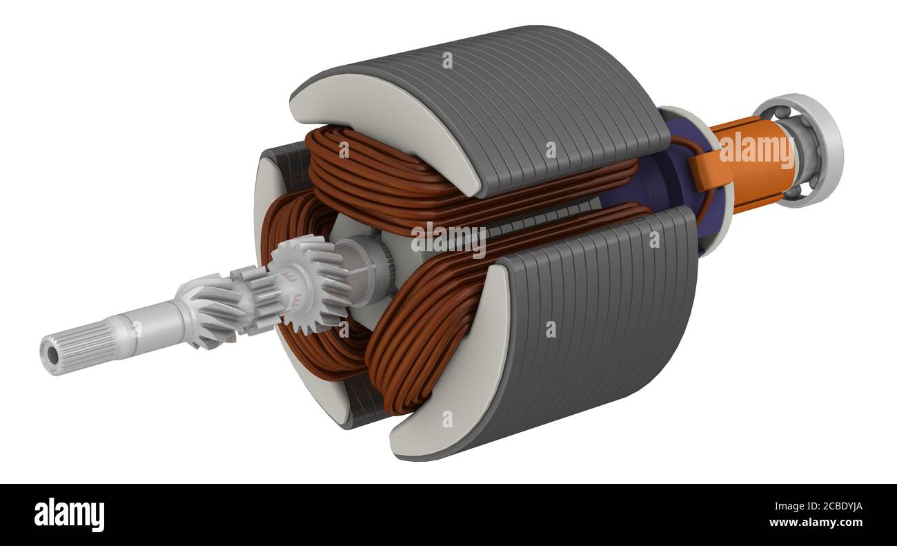 Electric motor rotor -Fotos und -Bildmaterial in hoher Auflösung – Alamy