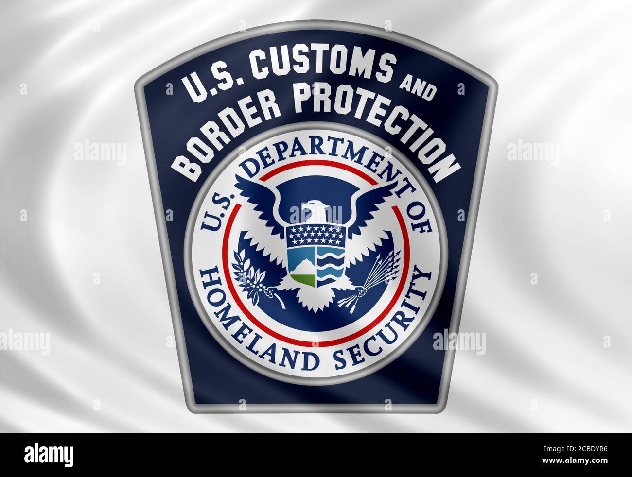 Us-Zoll- und Grenzschutzbehörde CBP Symbol logo Marke Stockfoto