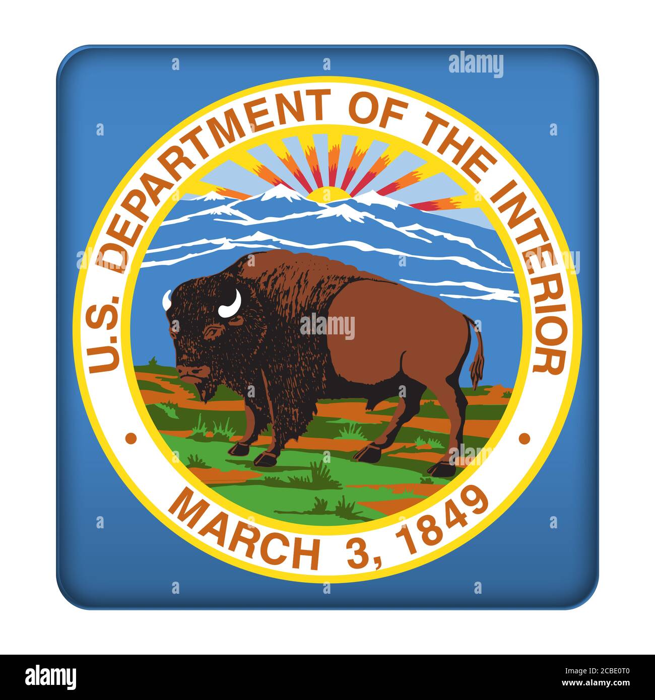 Innenministerium der Vereinigten Staaten Stockfoto