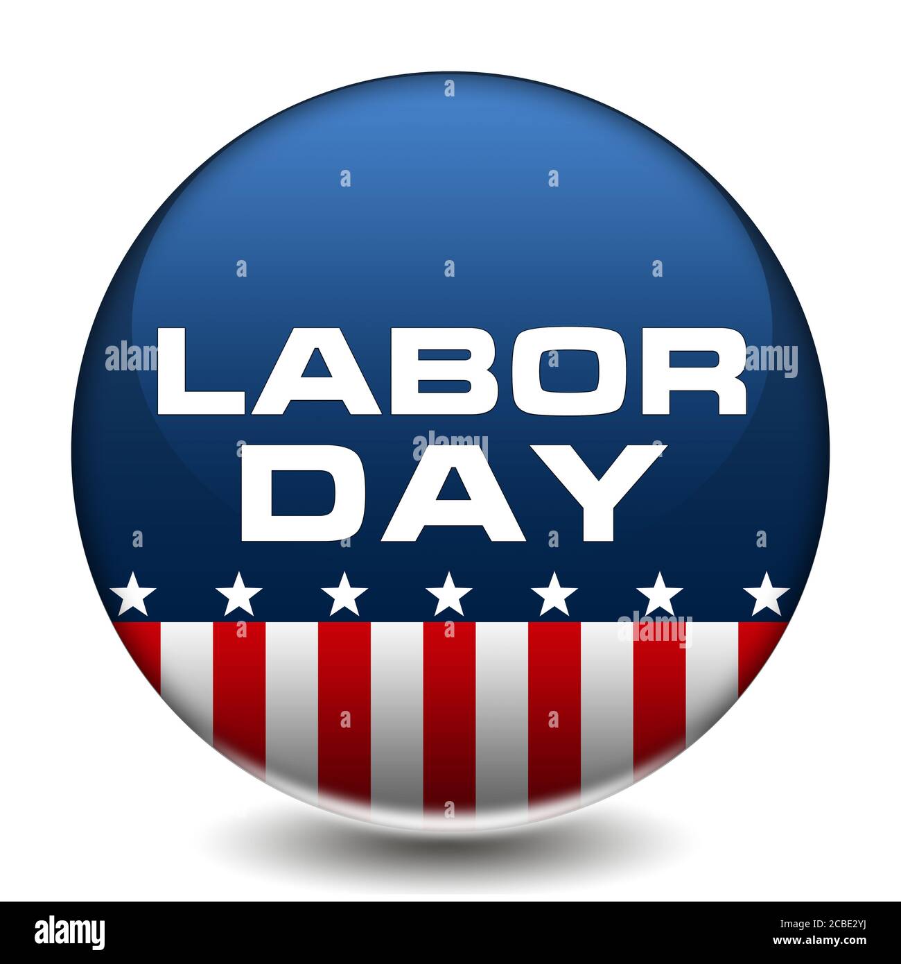 American Labor Day Abzeichen Stockfoto