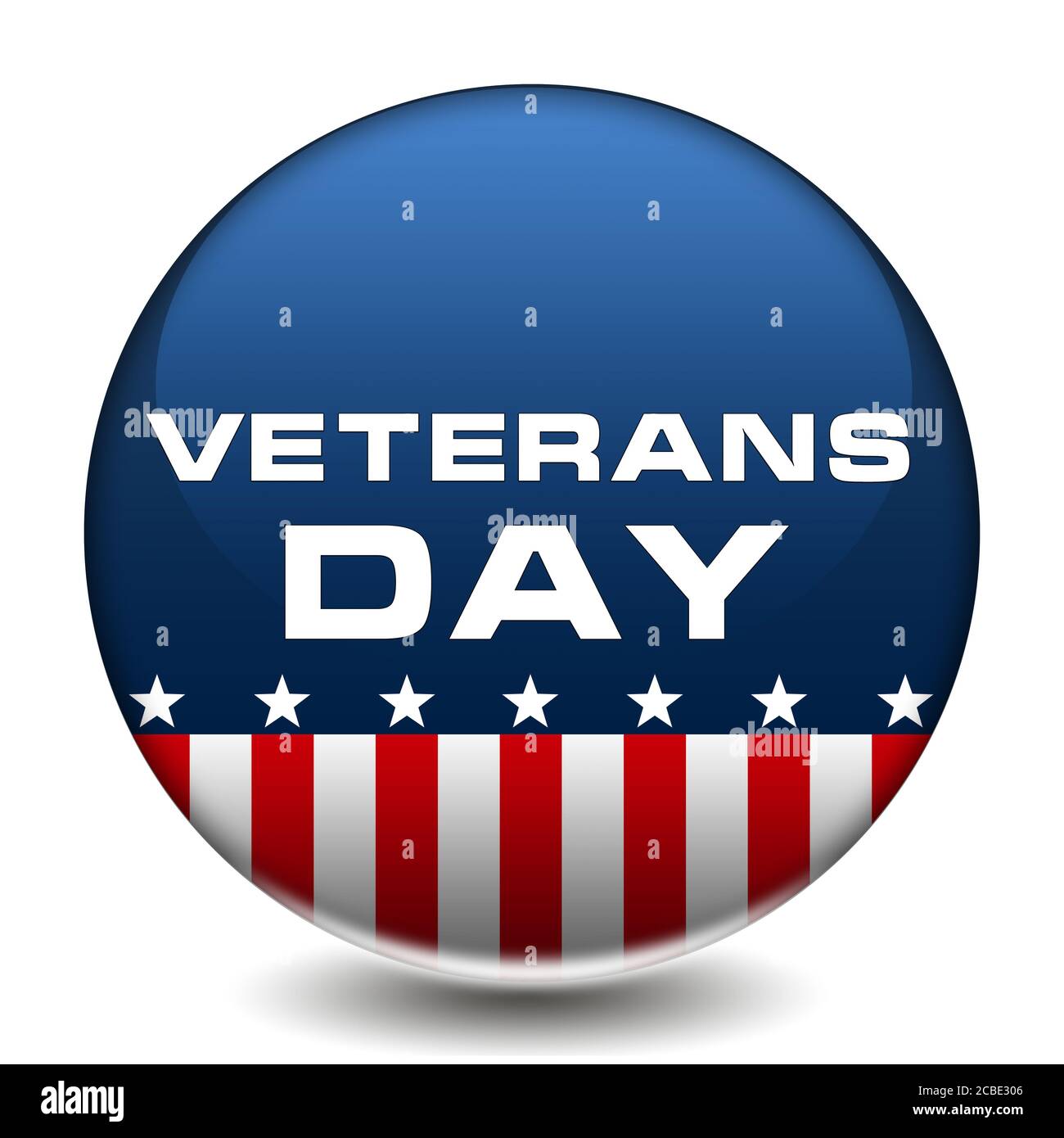 American Veterans Day Abzeichen Stockfoto
