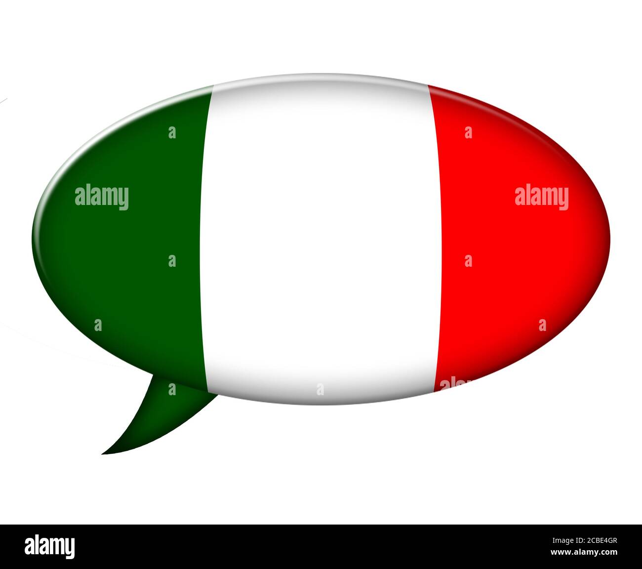 Sprechen Sie Italienisch Stockfoto