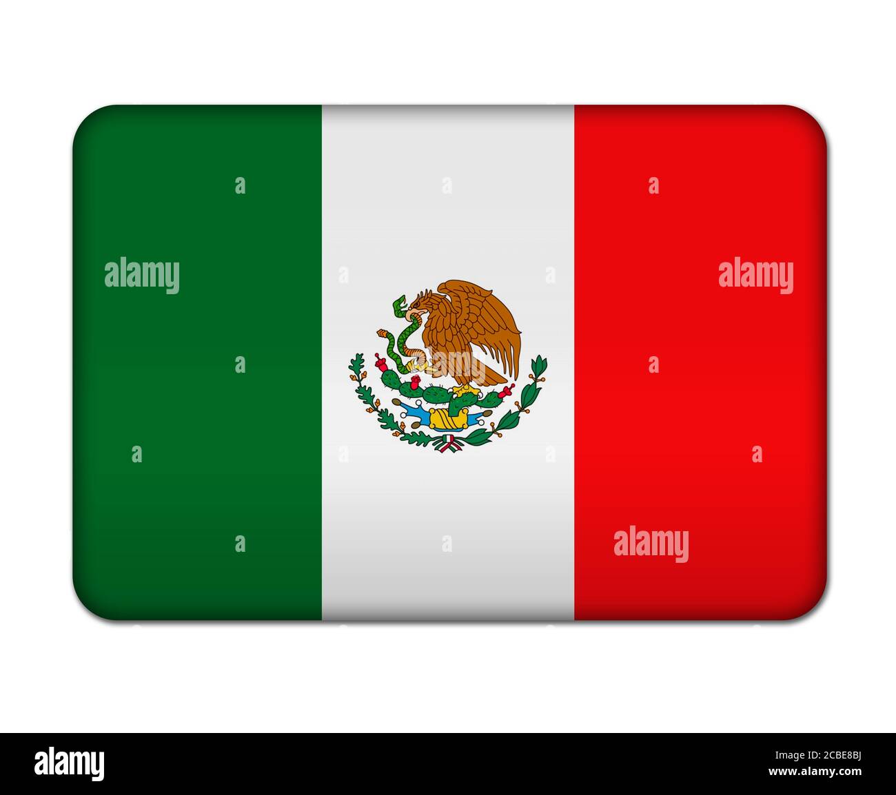 Mexiko-Flagge Stockfoto