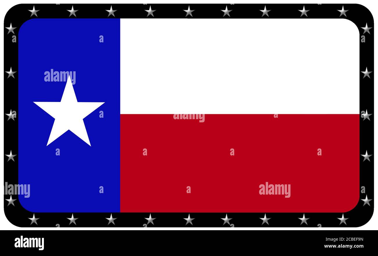 Texas Flagge Stockfoto