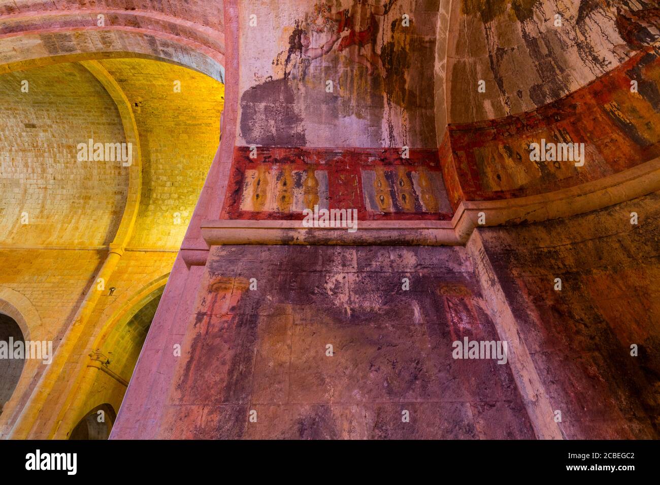 Le Thoronet Abbey, L'Abbaye du Thoronet, Departement Var, Zisterzienserarchitektur, Provence, Frankreich, Europa Stockfoto