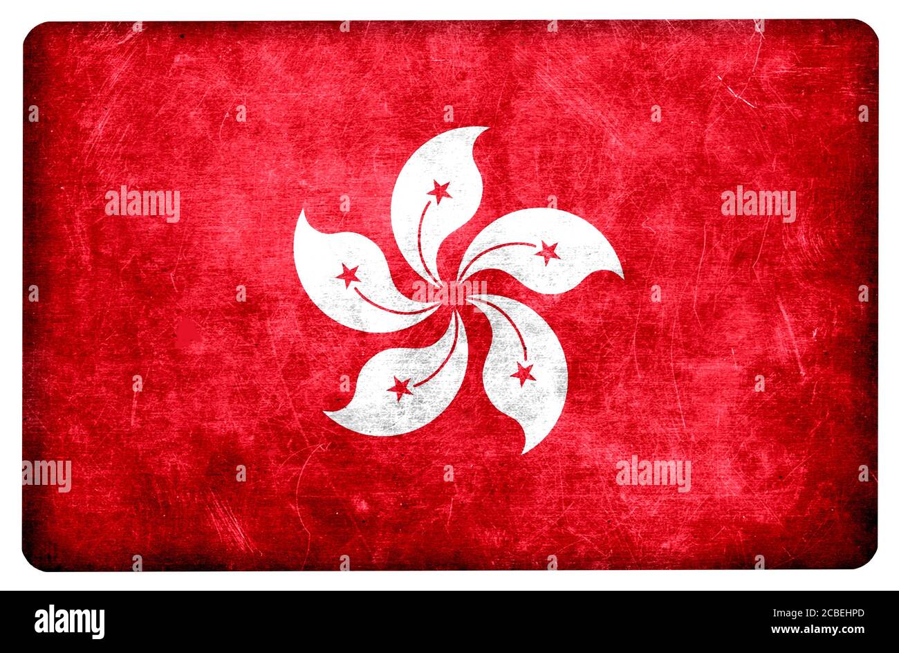Hongkong-Flagge Aufkleber – 6 Stück, Ca. 40 Mm, Wetterfestes Vinyl, Für Auto, Fahrrad, Helm