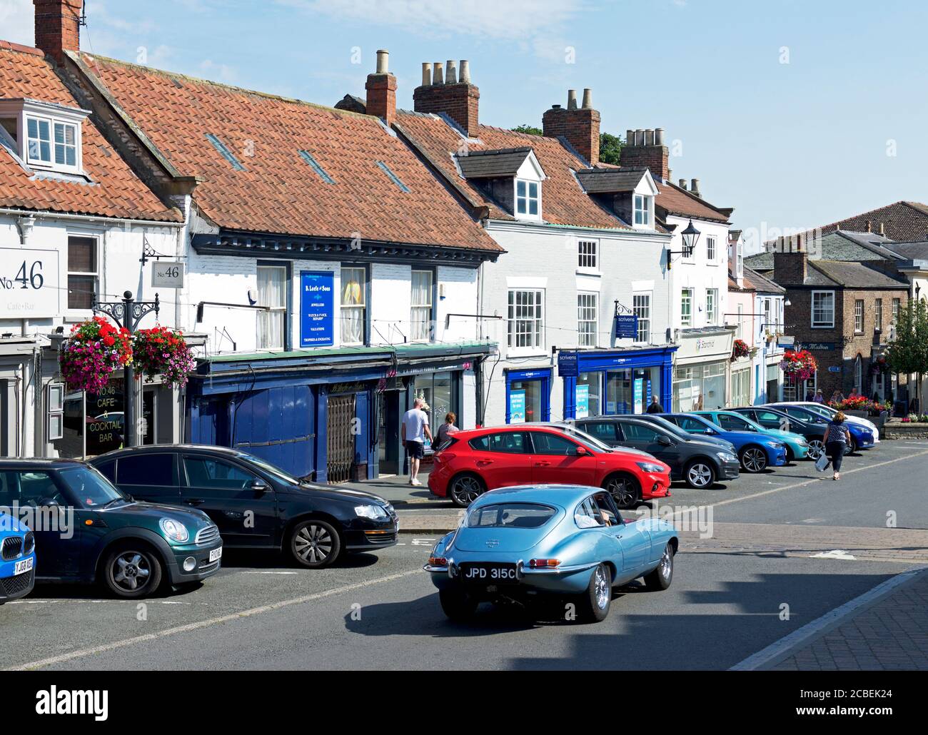 Marktplatz in Malton, Ryedale, Norfth Yorkshire, England Stockfoto