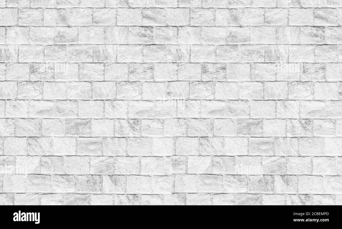 Weiße Ziegelwand Texturen für Hintergrund Foto Stockfoto