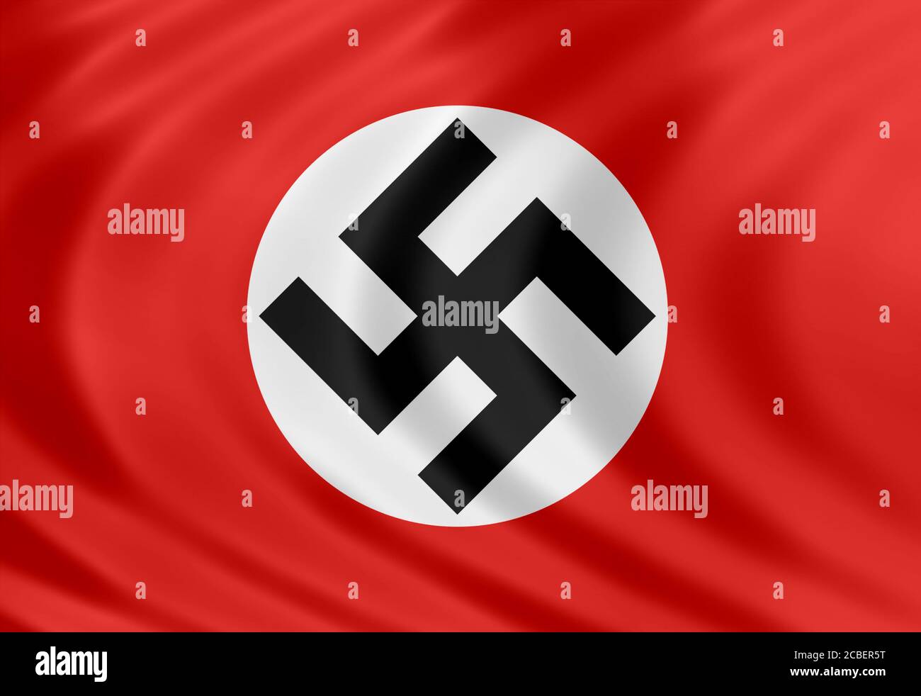 Nazi-Fahne banner-Zeichen Stockfoto