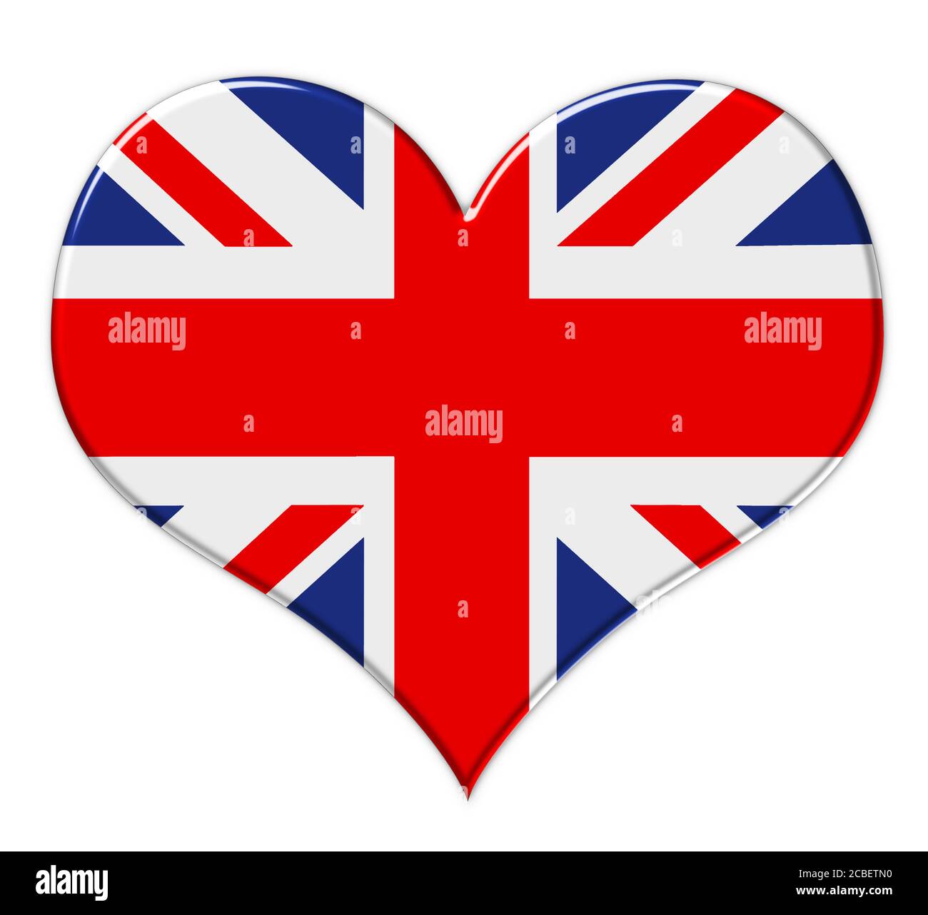 Englische Flagge Union Jack Stockfoto