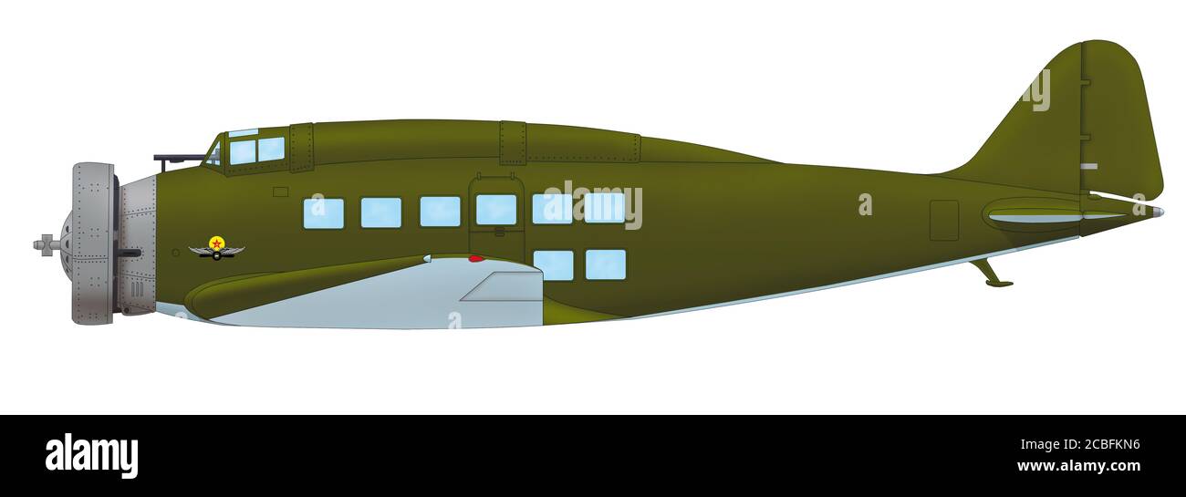 Prototyp von Neman Khai-1VV während der Versuche im wissenschaftlichen Prüfanstitut der Luftwaffe (NII VVS), 1933 Stockfoto