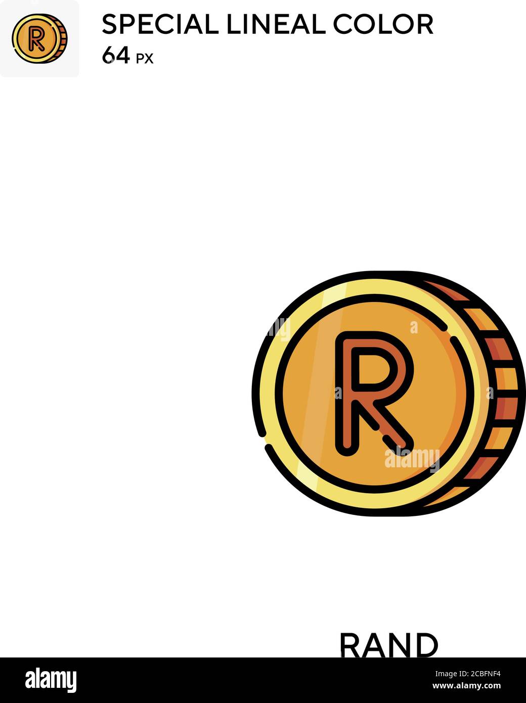 Rand einfaches Vektorsymbol. Rand-Symbole für Ihr Geschäftsprojekt Stock Vektor