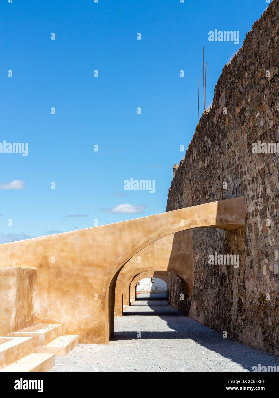 Schloss von Campo Maior, Alentejo, Portugal Stockfoto