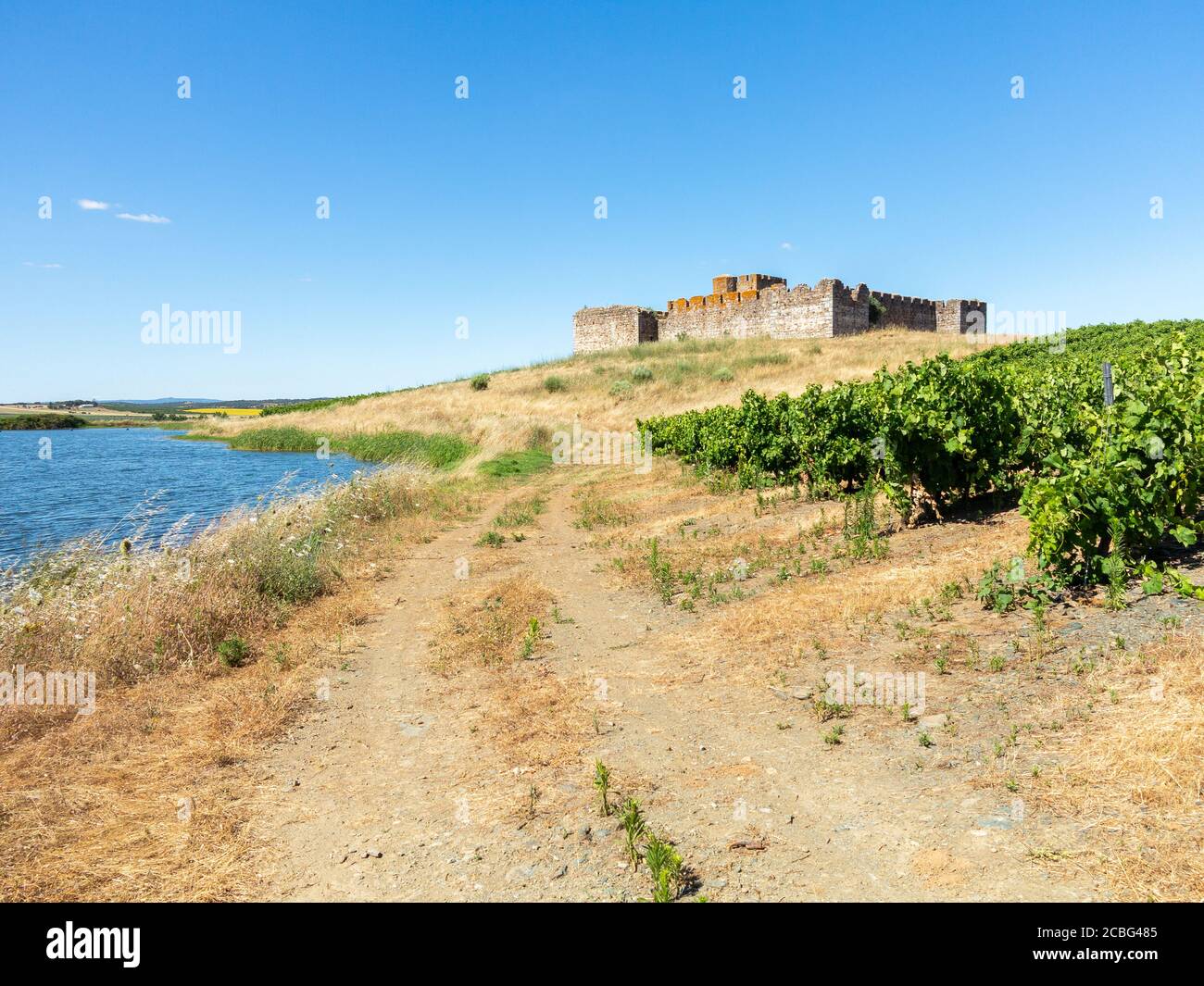 Schloss von Valongo, Alentejo, Portugal Stockfoto