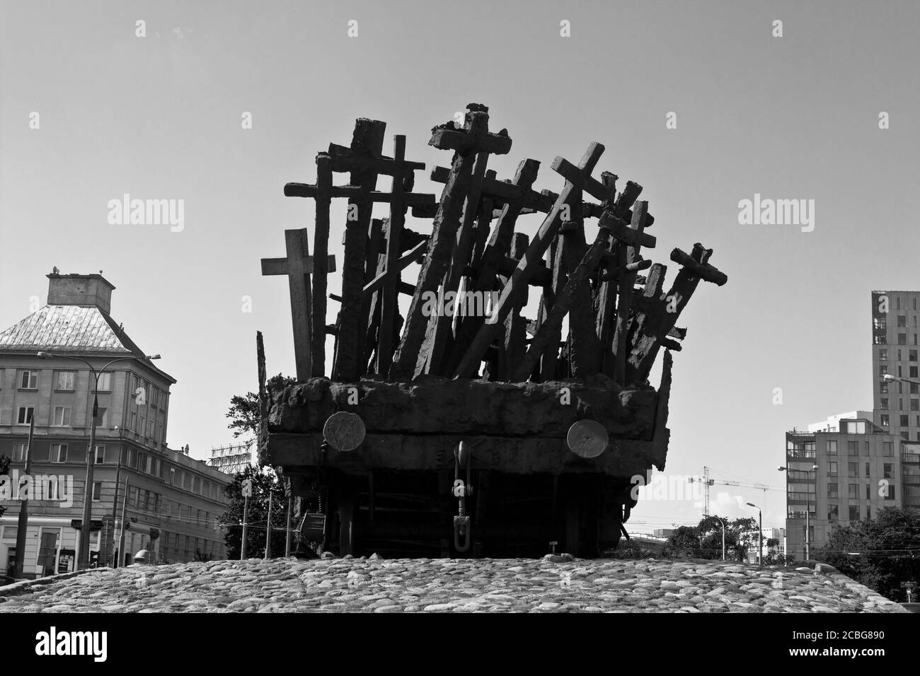 Katyn-Denkmal Stockfoto