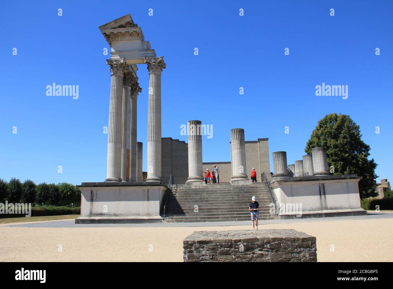 Archäologischer Park Xanten in Deutschland Stockfoto