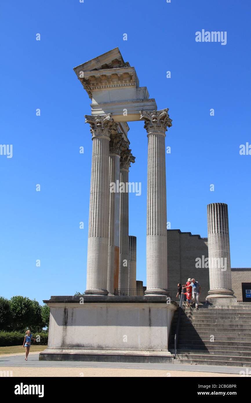 Archäologischer Park Xanten in Deutschland Stockfoto