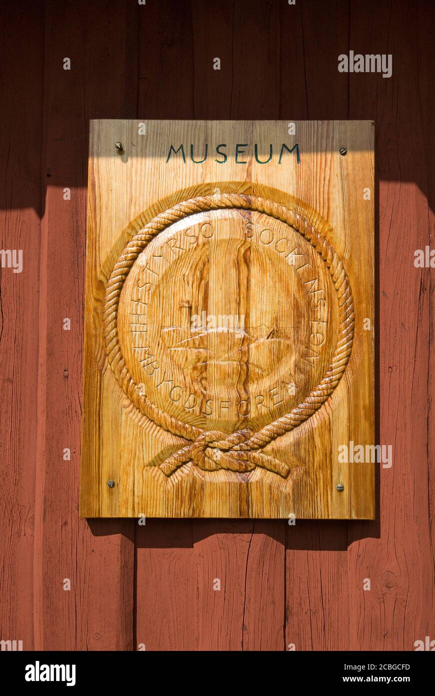 Styrsö Sockens Hembygdsförening Museum (Gemeindeverband von Styrso) auf der Insel Styrso, Gothenburg Archipel, Schweden Stockfoto