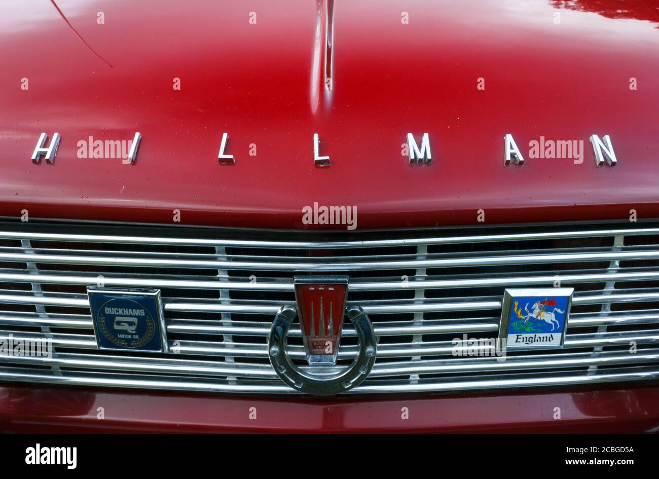 Hillman Super Minx. Trans Lancs Rallye 2012. Heaton Park, Manchester. Stockfoto