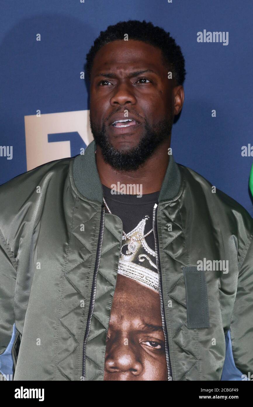 LOS ANGELES - 9. JANUAR: Kevin Hart beim FX Winter TCA Starwalk im Langham Huntington Hotel am 9. Januar 2020 in Pasadena, CA Stockfoto