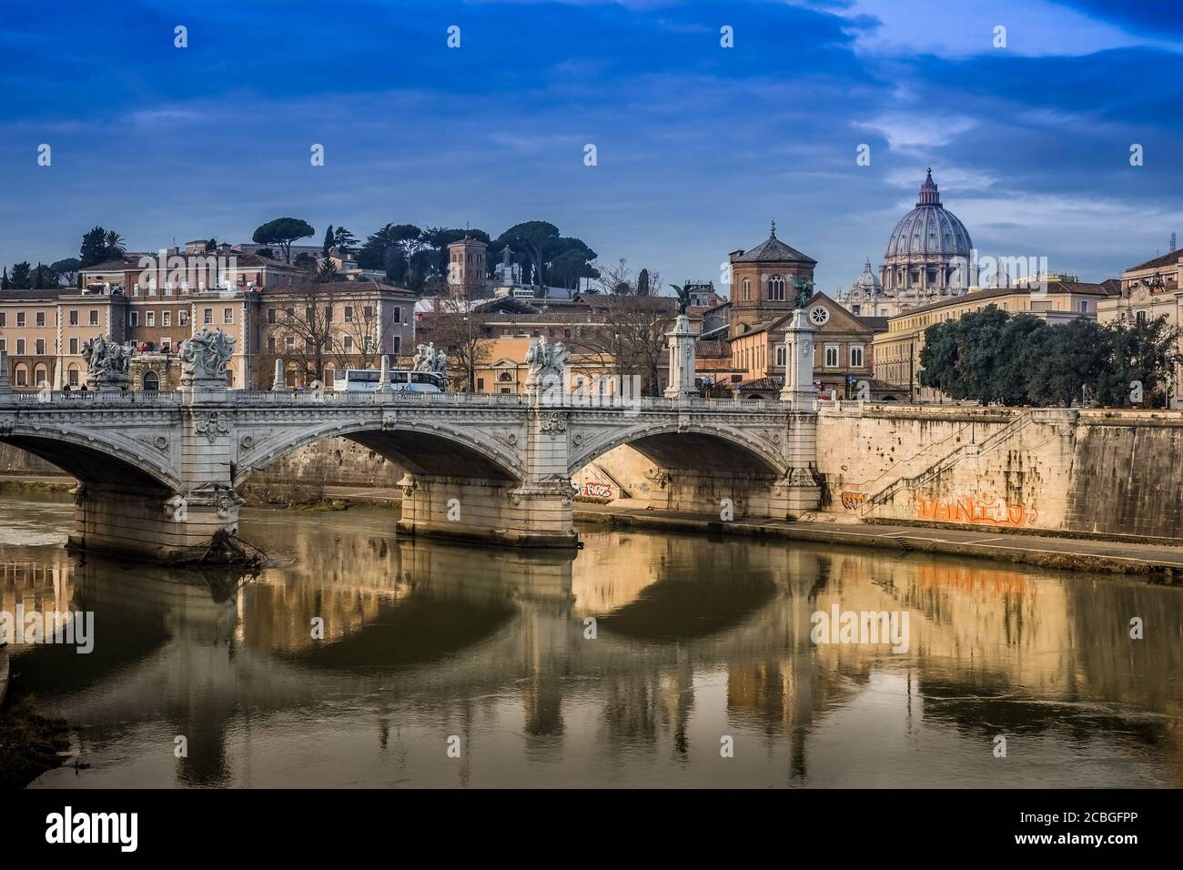 Petersdom in Rom, Italien Stockfoto