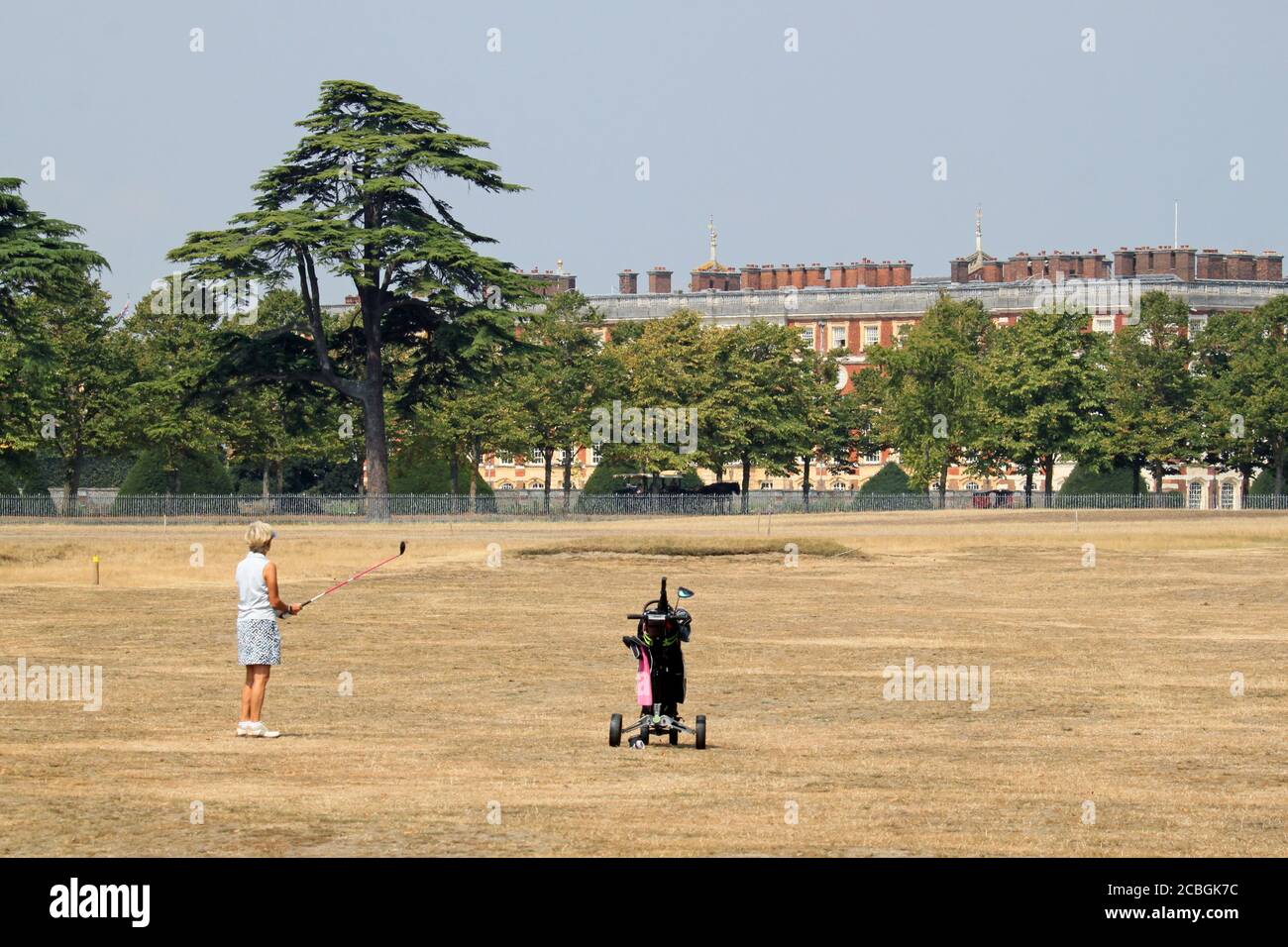 Hampton Court Palace Golf Club, Home Park, Hampton Court, East Molesey, Surrey, England, Großbritannien, Großbritannien, Großbritannien, Europa Stockfoto