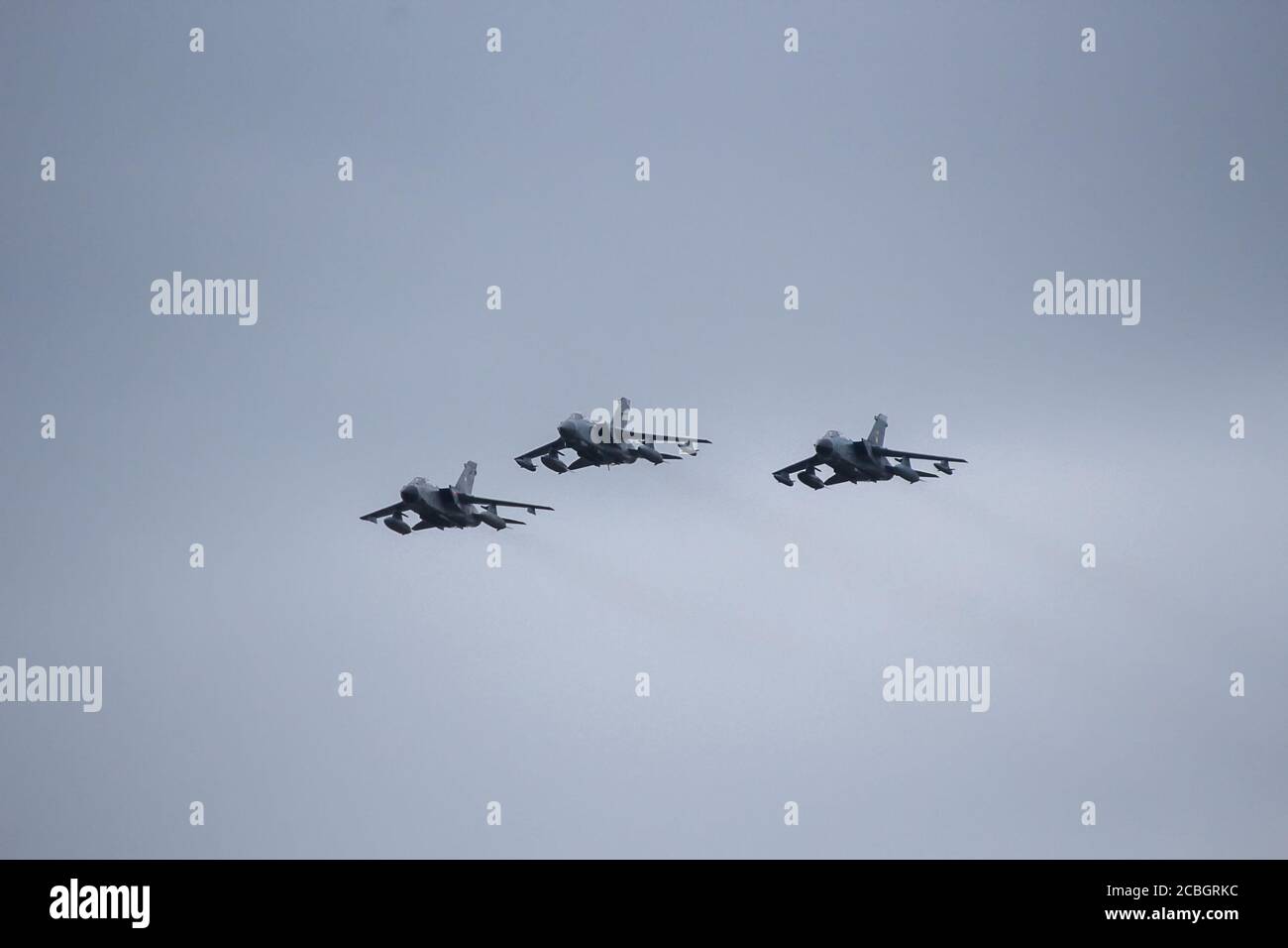 Panavia Tornado GR4A Mehrzweck-Kampfflugzeug wurde von Italien, Großbritannien und Westdeutschland entwickelt Stockfoto