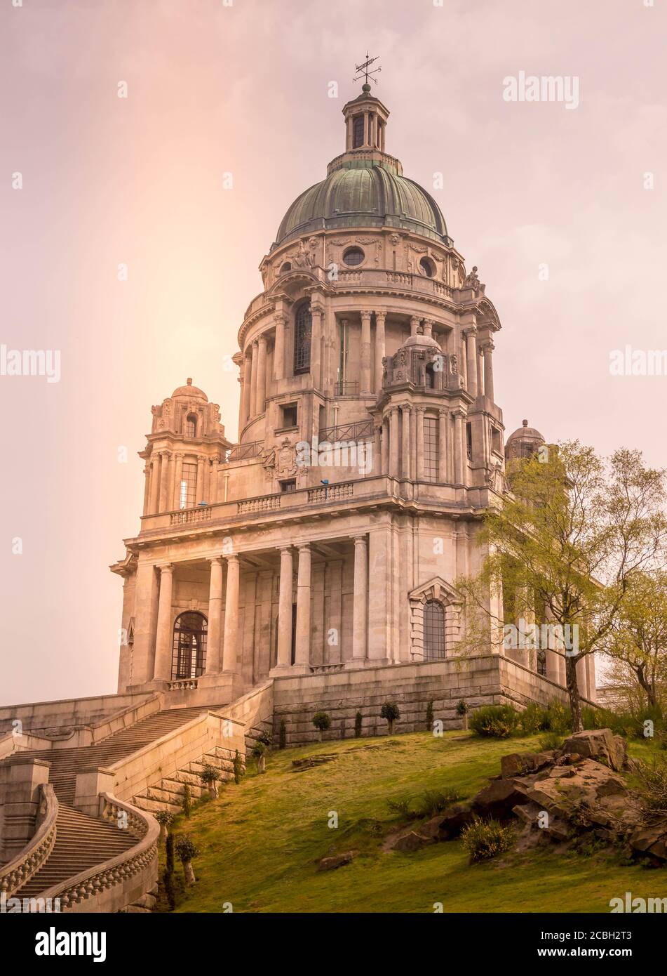 Das Ashton Memorial im Williamson Park, Lancaster, Lancashire UK Stockfoto