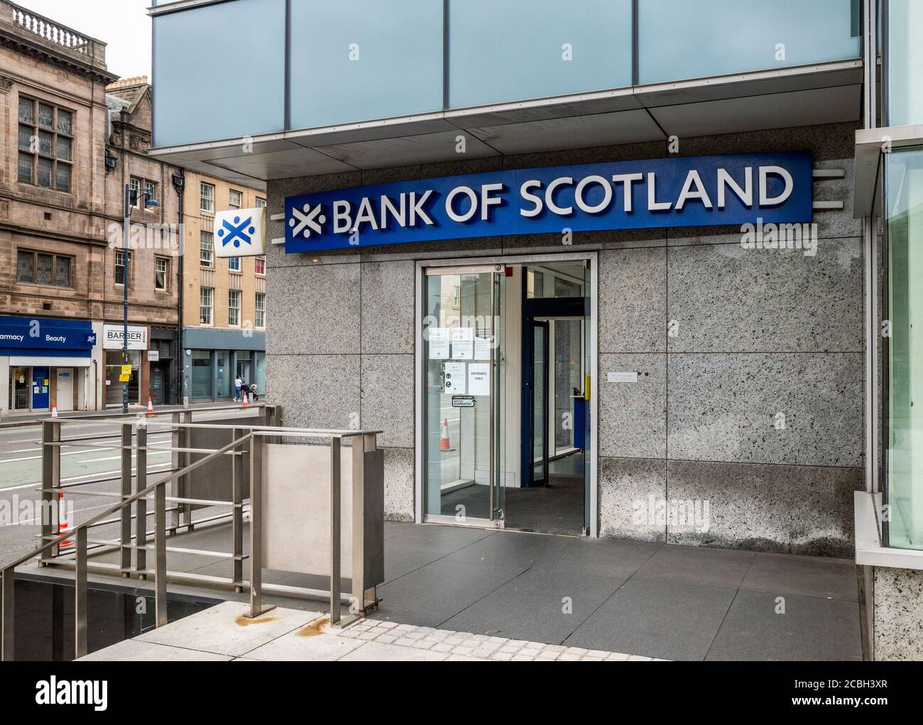 Bank of Scotland, Earl Grey Street, Edinburgh, Schottland, Großbritannien. Stockfoto