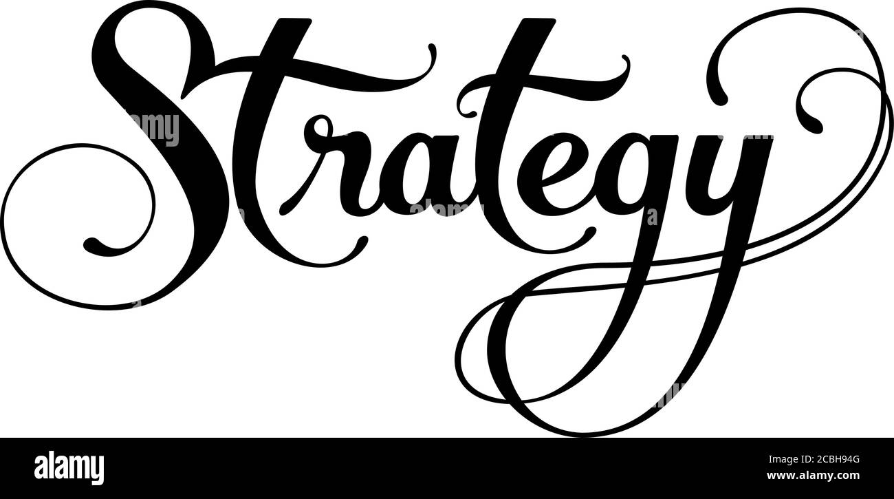 Benutzerdefinierter Kalligraphie-Text Stock Vektor