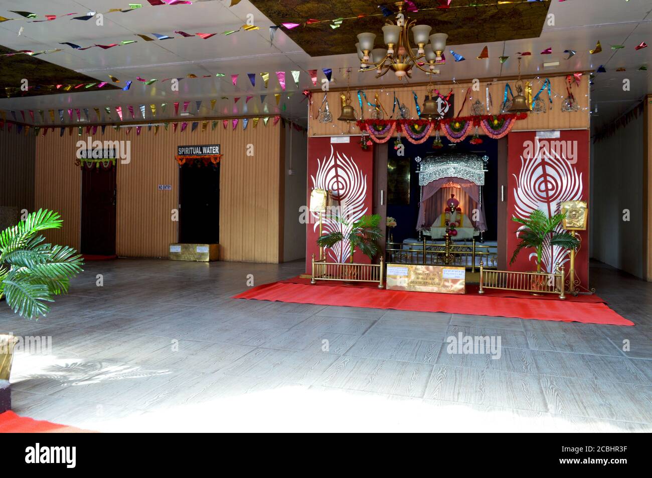 Die Statue von Baba Harbhajan Singh Sahib im Mandir von Nathula Pass in Sikkim, selektive Fokussierung Stockfoto