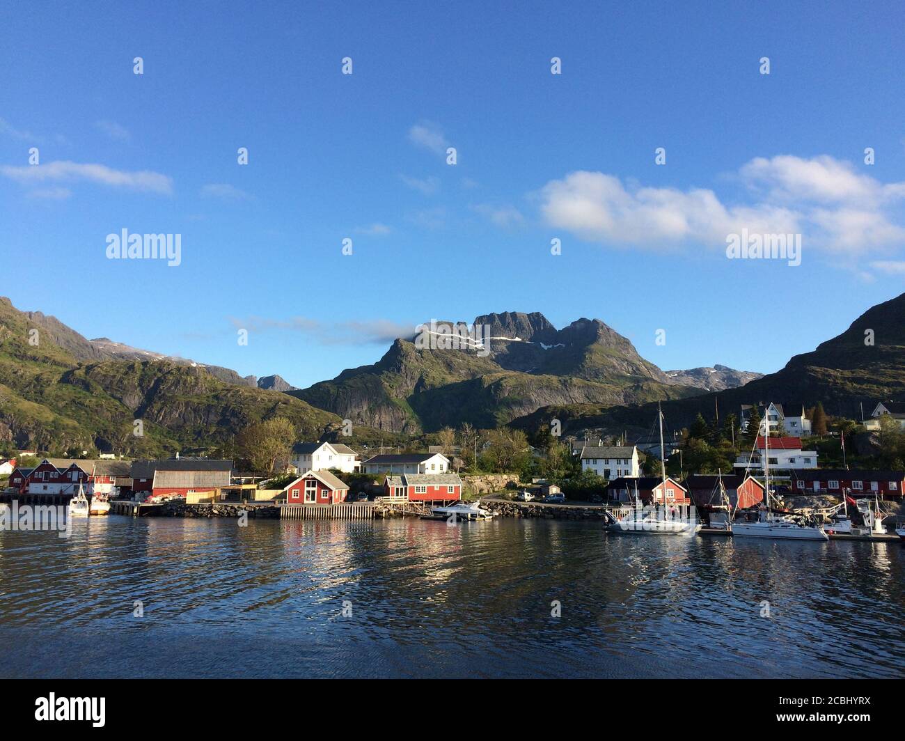 Lofoten Schönheit Stockfoto