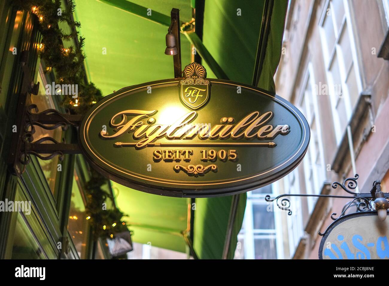 Figlmüller Restaurant - Wien, Österreich Stockfoto