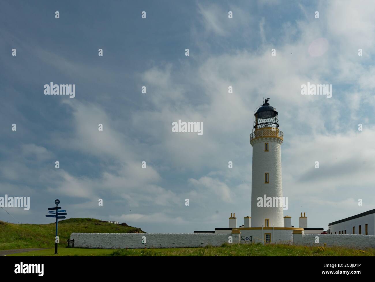 Leuchtturm an der Mull of Galloway, Dumfries & Galloway, Schottland Stockfoto