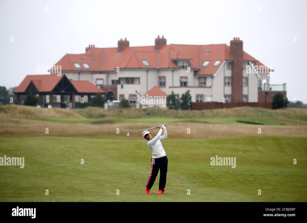 Japans NASA Hataoka am 1. Während des zweiten Tages der Aberdeen Standard Investments Ladies Scottish Open im Renaissance Club, North Berwick. Stockfoto