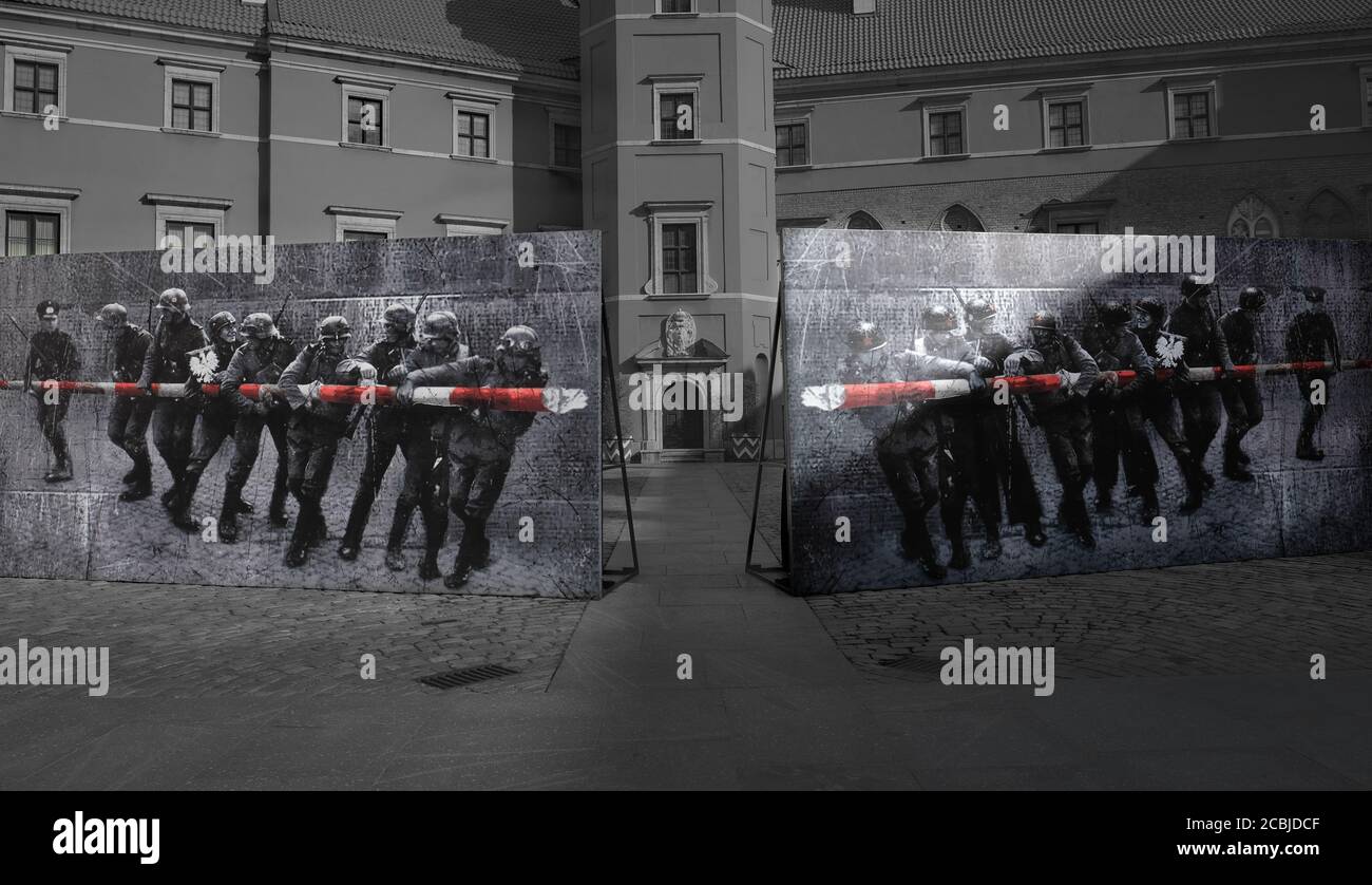 Molotow Ribbentrop Pakt - Invasion von Polen - Weltkrieg 2 Stockfoto