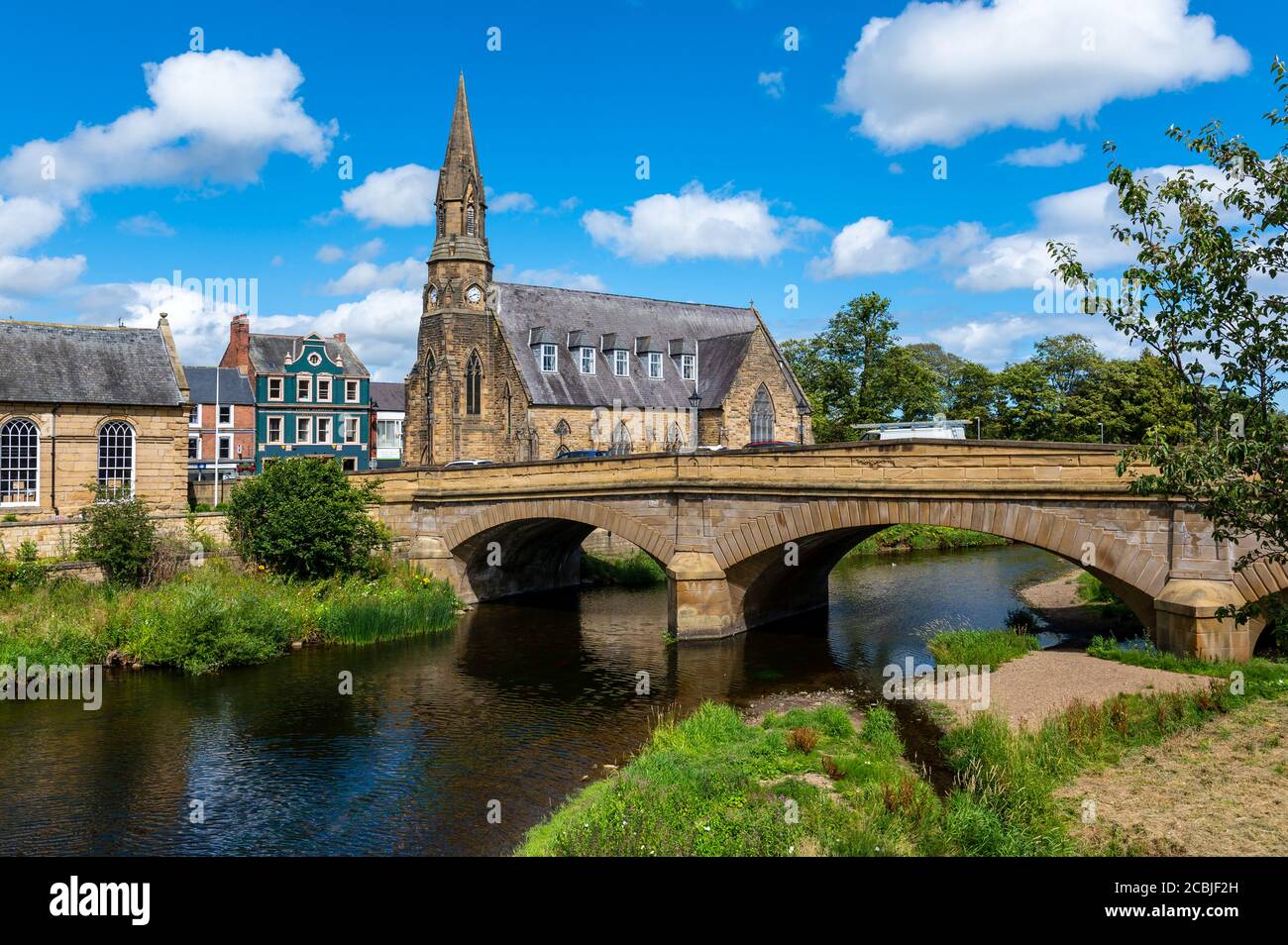 Telford Bridge, Morpeth, Northumberland, Großbritannien Stockfoto