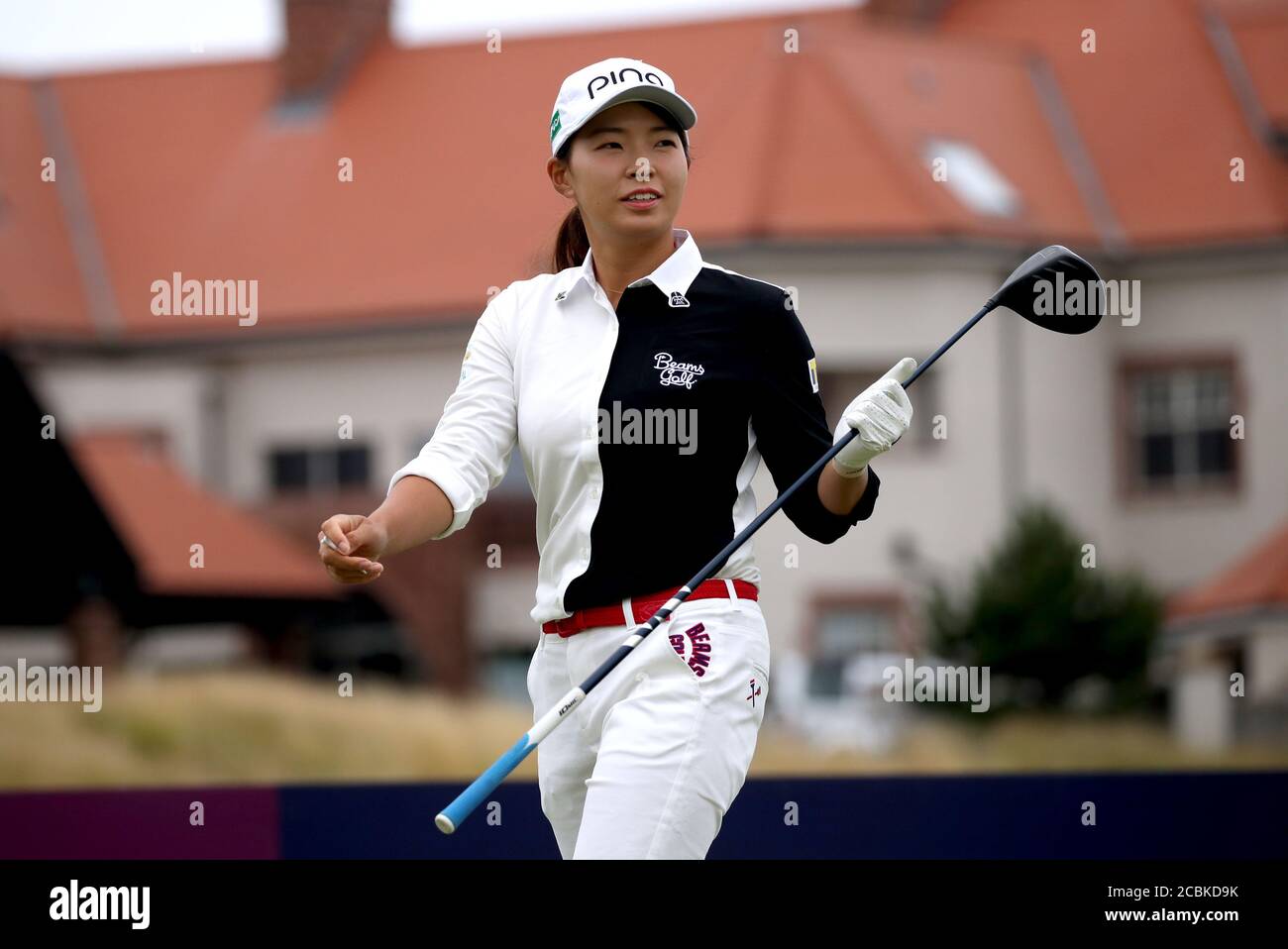 Japans Hinako Shibuno am 1. Während des zweiten Tages der Aberdeen Standard Investments Ladies Scottish Open im Renaissance Club, North Berwick. Stockfoto