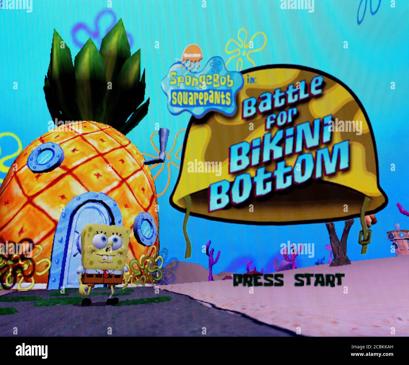 SpongeBob Squarepants Battle for Bikini Bottom - Nintendo Gamecube  Videospiel - nur für redaktionelle Zwecke Stockfotografie - Alamy