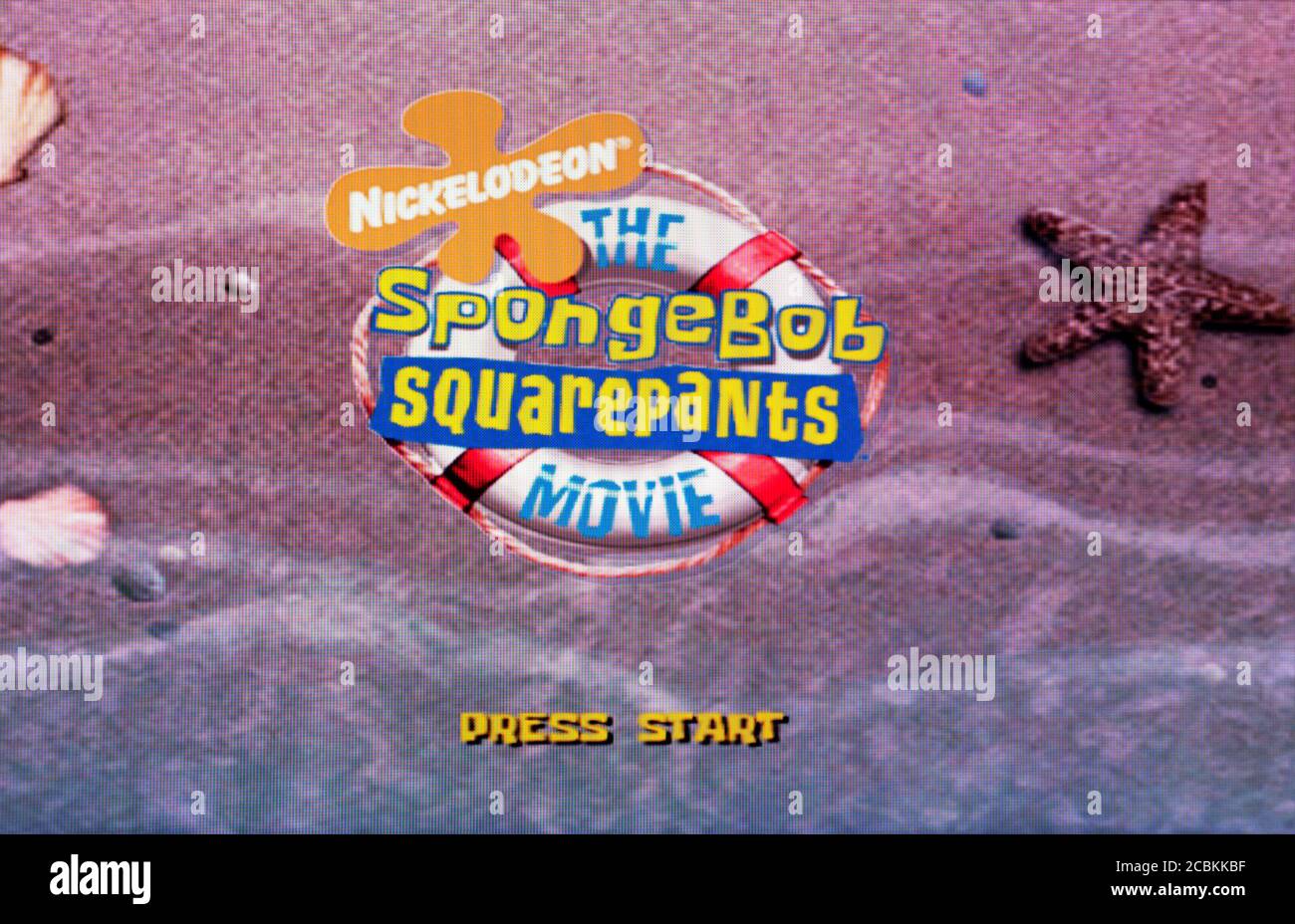 Nickelodeon The Spongebob Squarepants Movie - Nintendo Gamecube Videogame - Nur für redaktionelle Zwecke Stockfoto