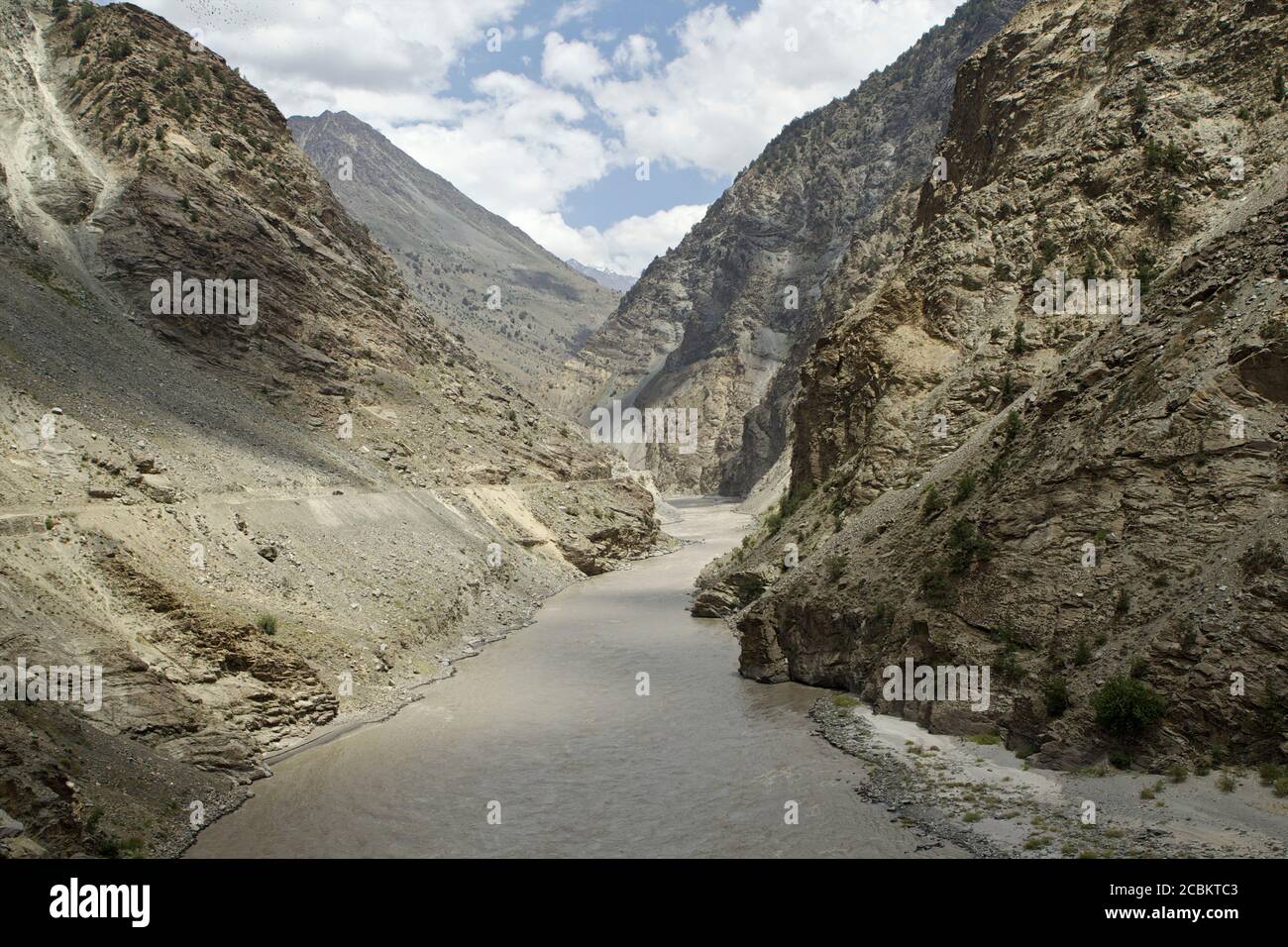 Spiti River Valley, Himalaya, Himachal Pradesh, Indien Stockfoto