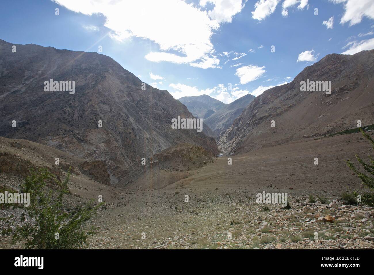 Spiti River Valley, Nako, Himachal Pradesh, Indien, Asien Stockfoto