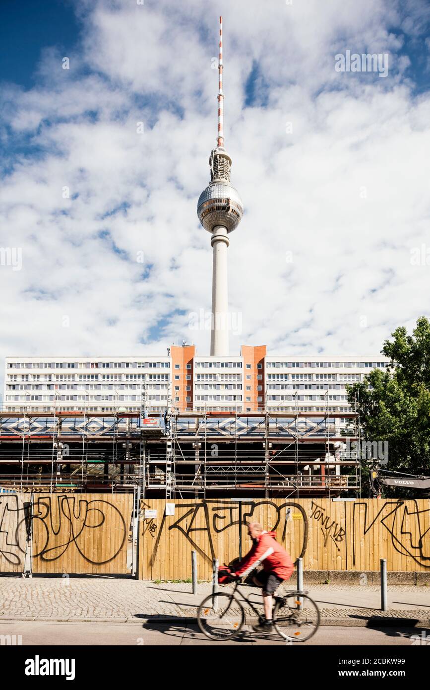 Fernsehturm Berlin, Berlin, Deutschland Stockfoto