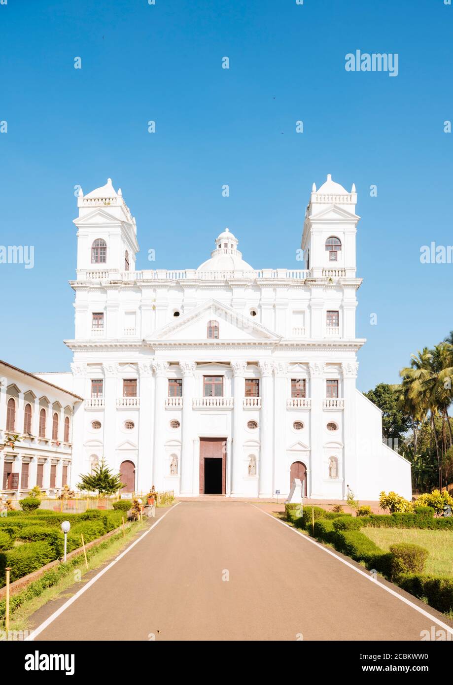 Das Kloster von St. Cajetan und Kirche der göttlichen Vorsehung, Old Goa, Goa, Indien Stockfoto