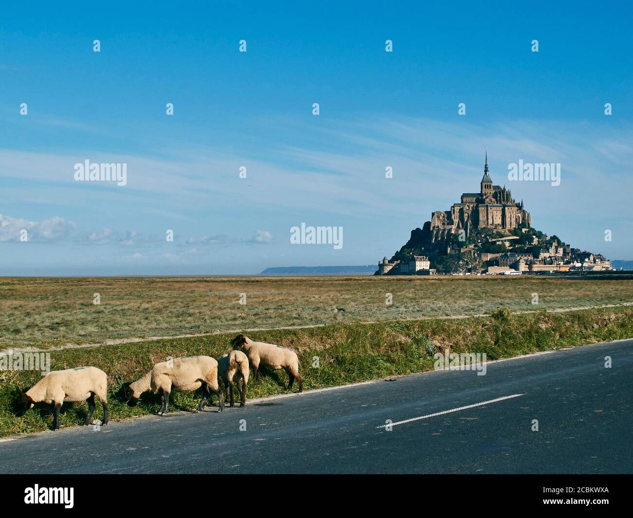 Mont Saint-Michel, Normandie, Frankreich Stockfoto
