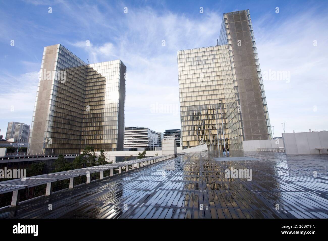 Nationalbibliothek von Frankreich, Bercy, Paris, Frankreich Stockfoto