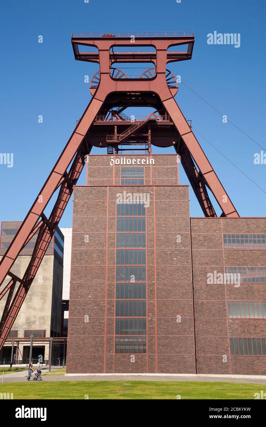 Zeche Zollverein, Essen, Ruhrgebiet, Deutschland Stockfoto