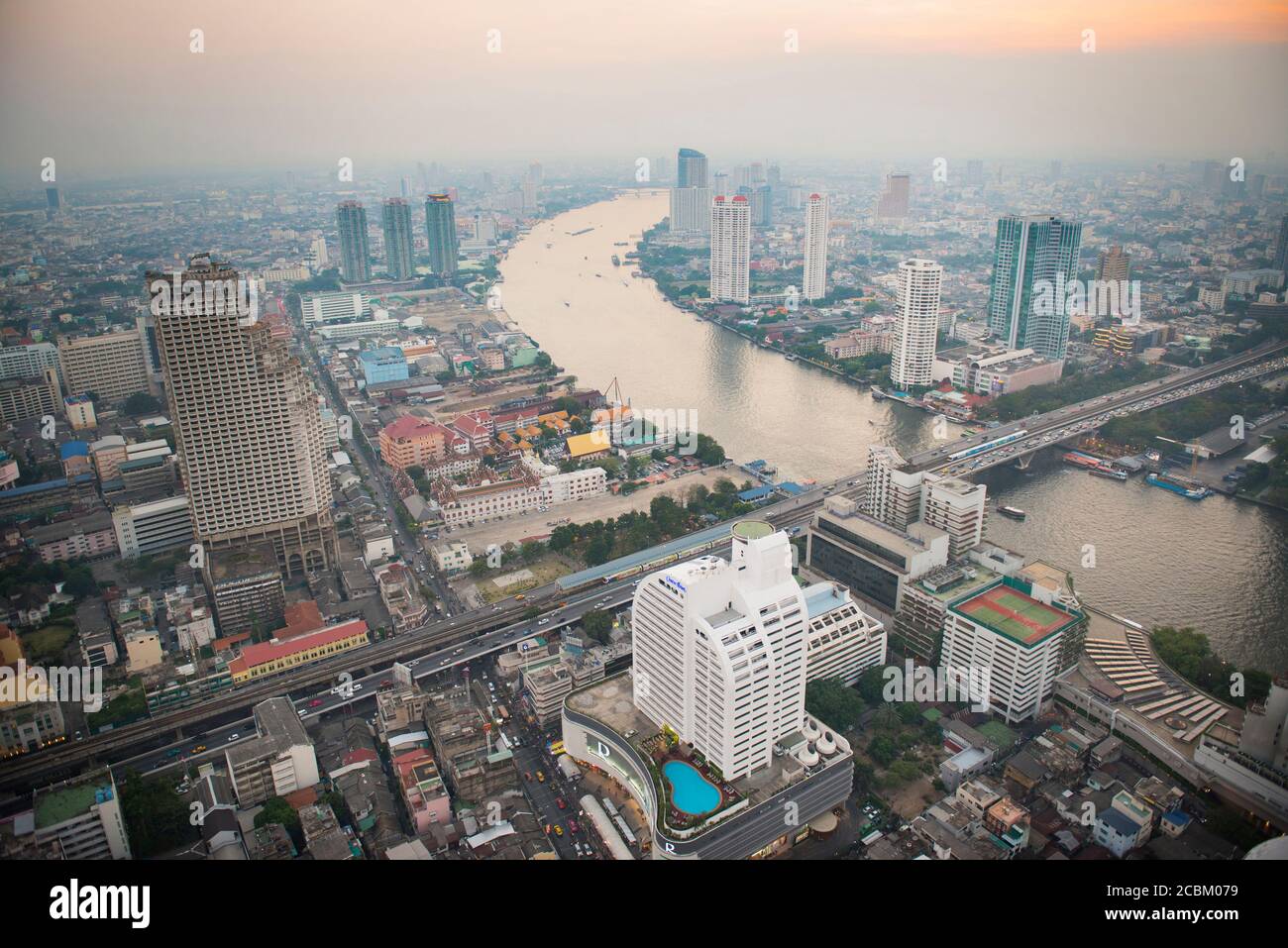 Stadtbild, Bangkok, Thailand Stockfoto