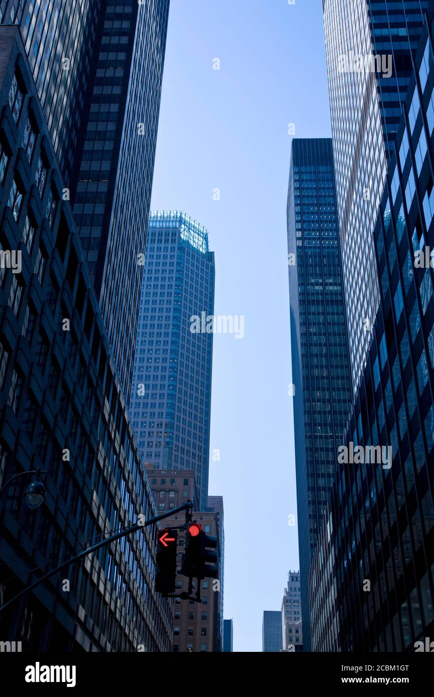 Wolkenkratzer, New York City, New York, USA Stockfoto