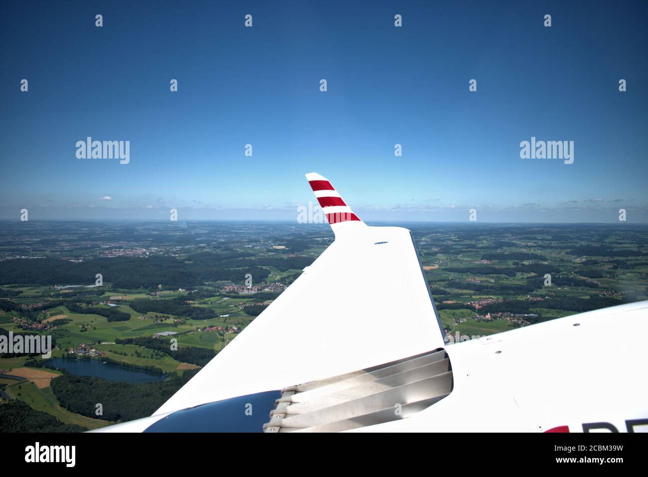 Abflug vom Flughafen Zürich in der Schweiz Stockfoto